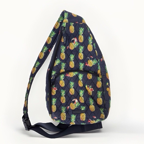 Vera Bradley Handbags - Vera Bradley Sling Bag Toucan Party Pineapple